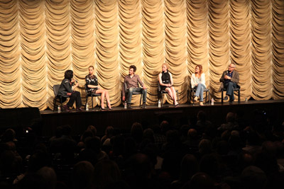 Jennifer Lawrence and the cast of Winter's Bone at the Film Independent's screening of Winter's Bone.
