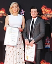 Josh Hutcherson and Jennifer Lawrence